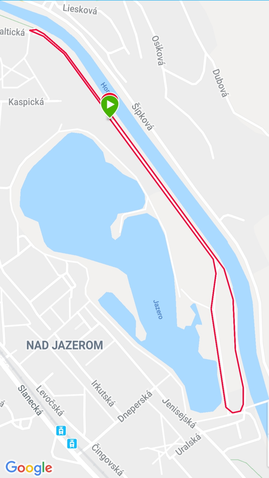 Cassovia triatlon mapa cyklo