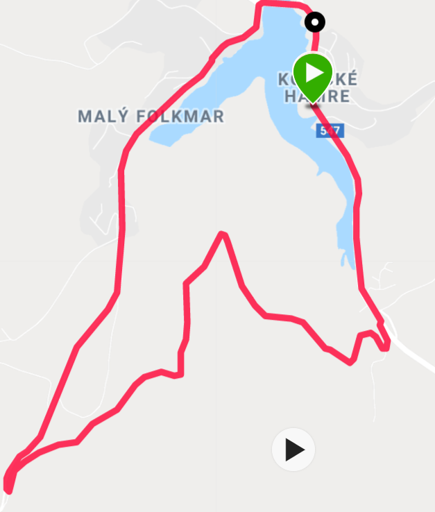 Ruzinsky triatlon mapa cyklistiky 1
