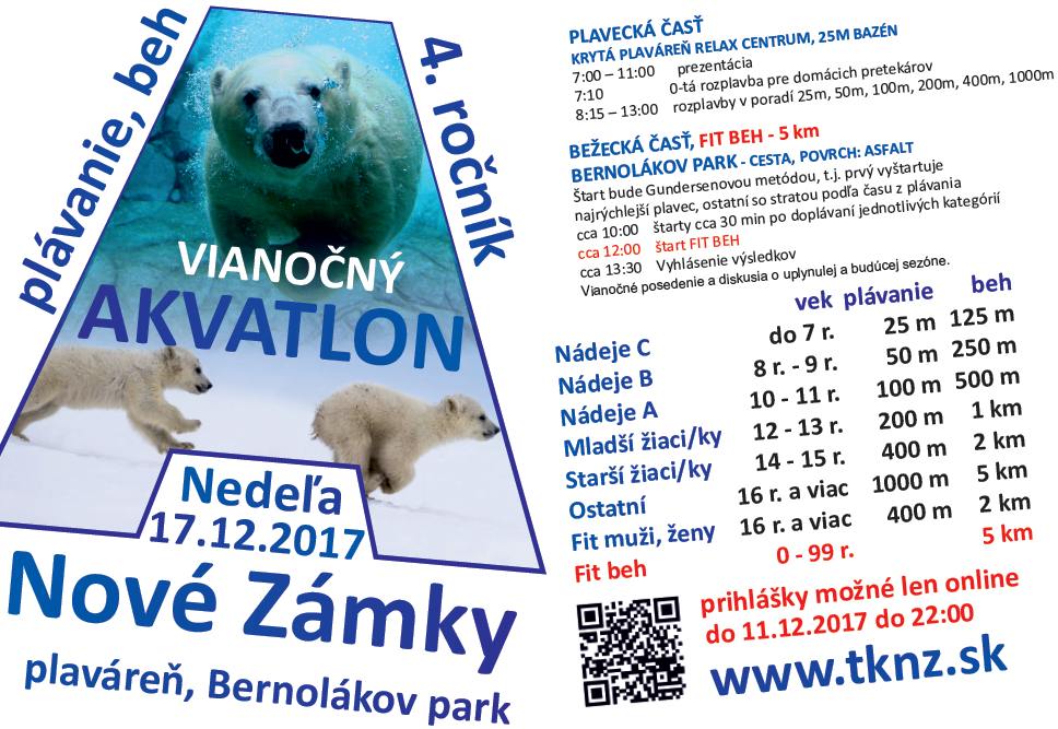 Vianocny akvatlon 2017